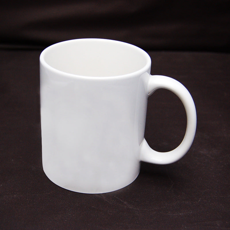 Coffee Cup Creative Color Changing Cup Heart-shaped Cup to Cup to Map DIY Custom Ceramic Cup