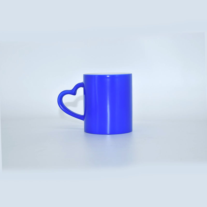 Coffee Cup Creative Color Changing Cup Heart-shaped Cup to Cup to Map DIY Custom Ceramic Cup
