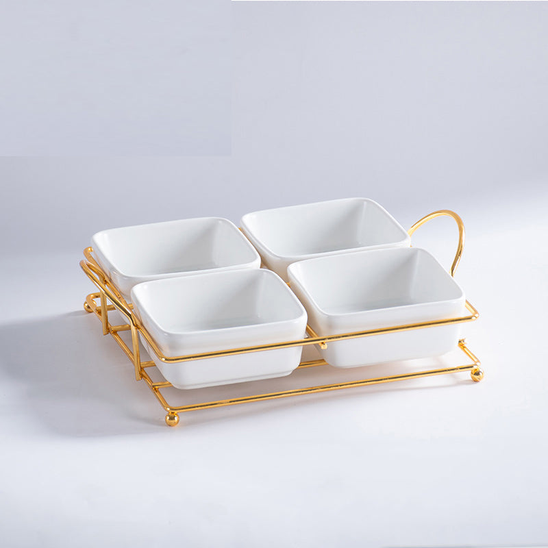 Creative Grid Dried Fruit Snacks Fruit Plate