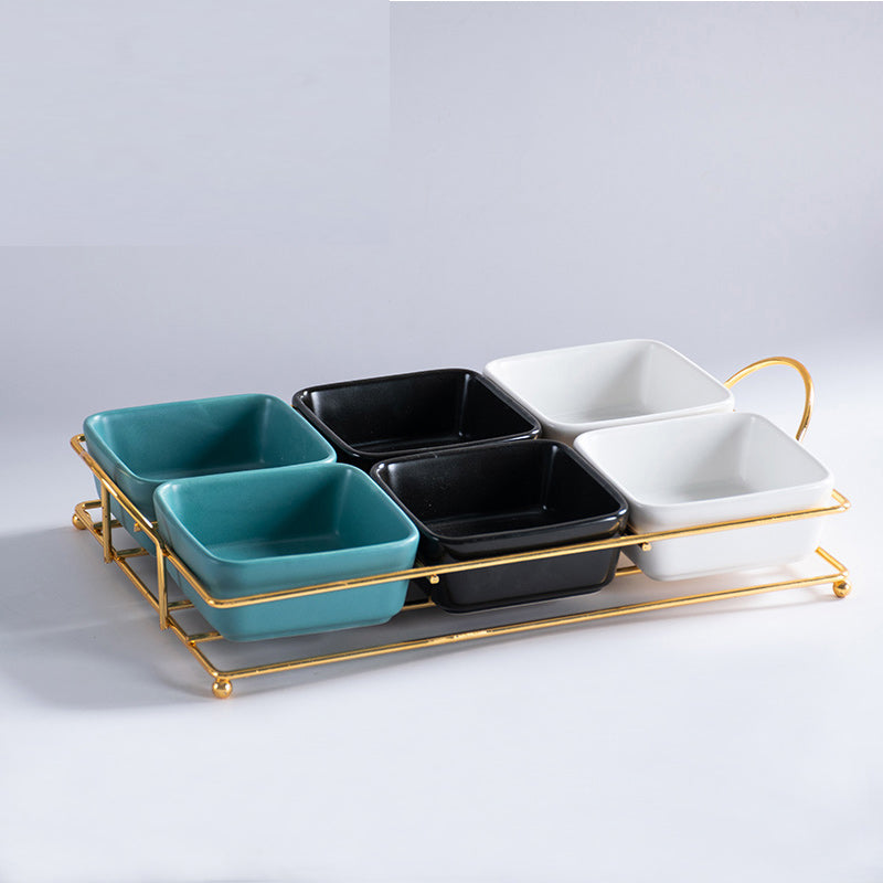 Creative Grid Dried Fruit Snacks Fruit Plate