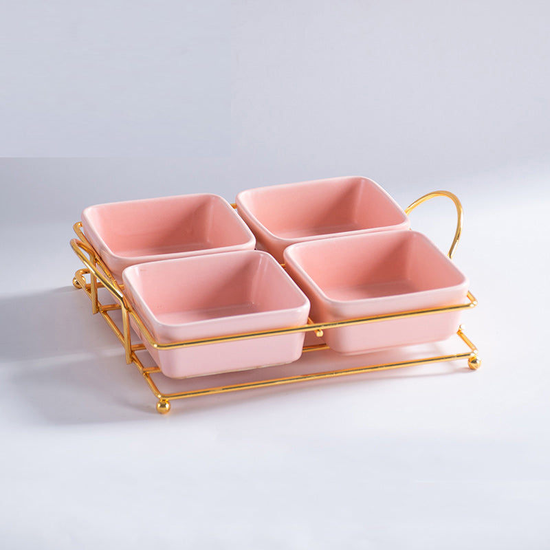 Creative Grid Dried Fruit Snacks Fruit Plate