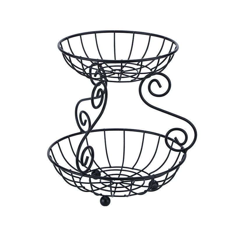 Fruit Basket Household Double-layer Fruit Tray