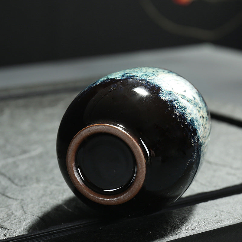 Glass Tea Cup Master Cup Single Net Celebrity Ins Crystal Drinking Cup