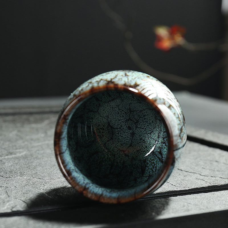 Glass Tea Cup Master Cup Single Net Celebrity Ins Crystal Drinking Cup