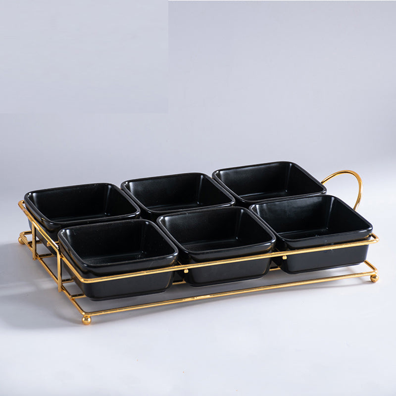 Creative Grid Dried Fruit Snacks Fruit Plate