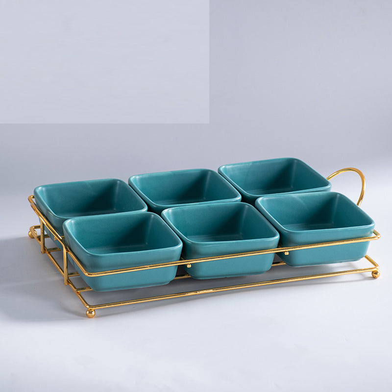 Creative Grid Dried Fruit Snacks Fruit Plate