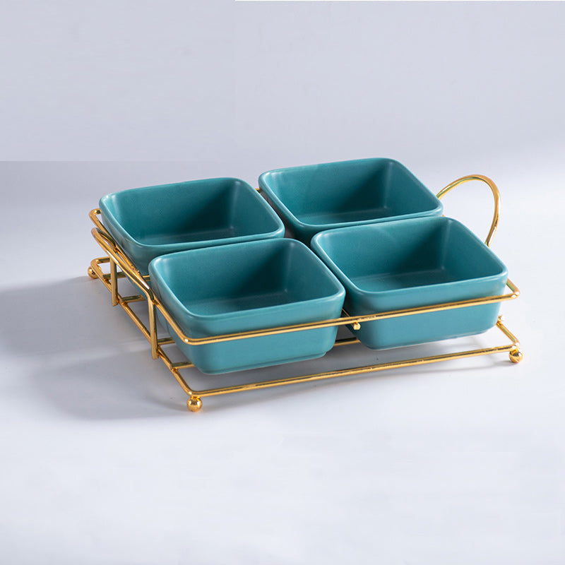 Creative Grid Dried Fruit Snacks Fruit Plate