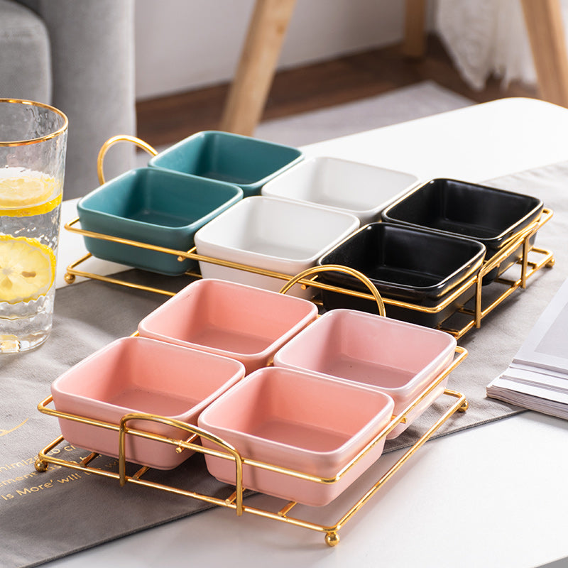 Creative Grid Dried Fruit Snacks Fruit Plate