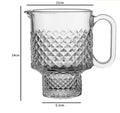 Glass Cup New Stackable Fruit Tea Cup Milk Tea Cup Glass Hot Drink Tea Juice Cup Catering Cup