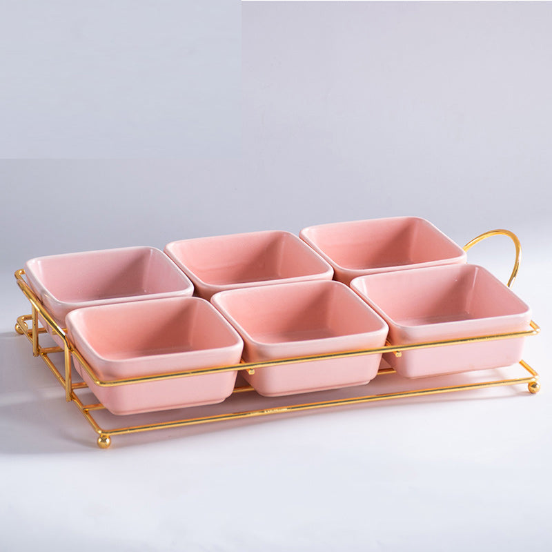 Creative Grid Dried Fruit Snacks Fruit Plate