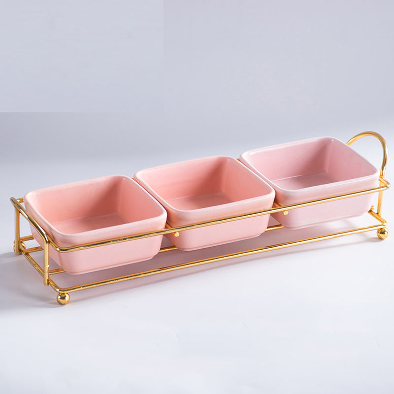 Creative Grid Dried Fruit Snacks Fruit Plate