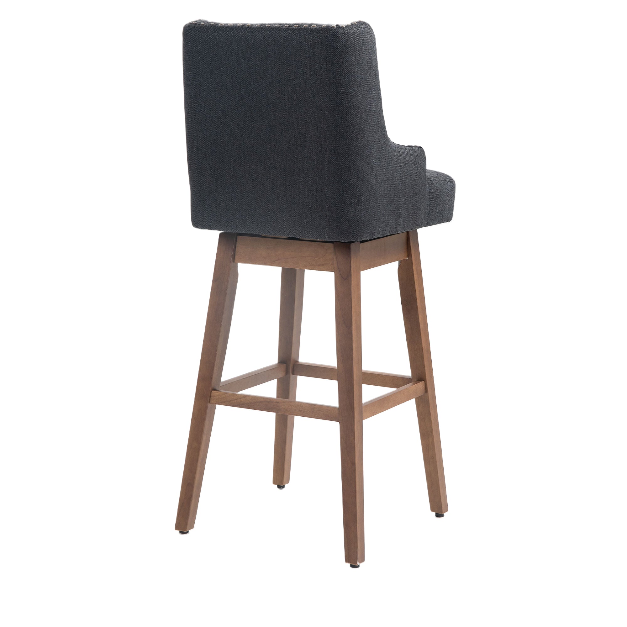Bar Stools Set of 2 Counter Height Chairs with Footrest for Kitchen,