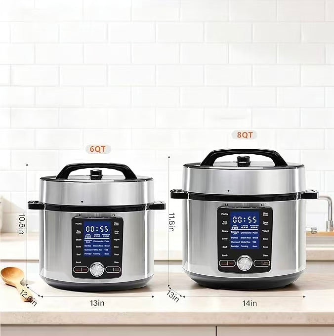 Electric Pressure Cooker, Stainless Steel Pot, Electric Pressure Multi-functional Pot, Cooking Pot