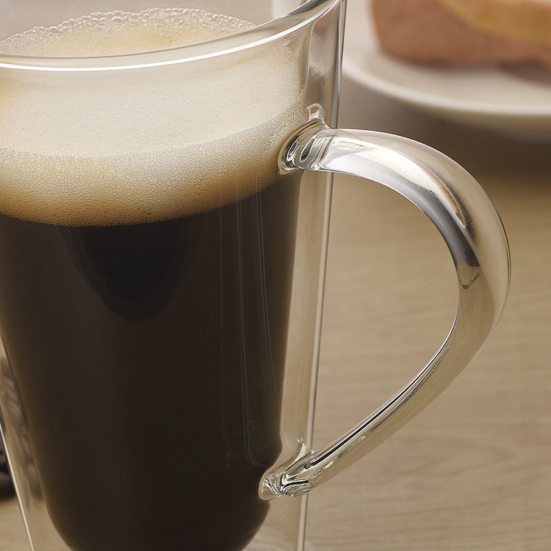 Double Layer Glass Cup Transparent Coffee Cup