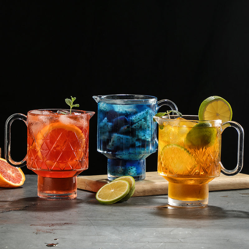 Glass Cup New Stackable Fruit Tea Cup Milk Tea Cup Glass Hot Drink Tea Juice Cup Catering Cup